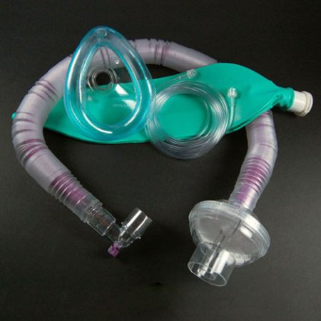 KingFlex2 Anesthesia Breathing Circuit Coaxial Tube 72 Inch Tube Single Limb Adult 2 Liter Bag Single Patient Use