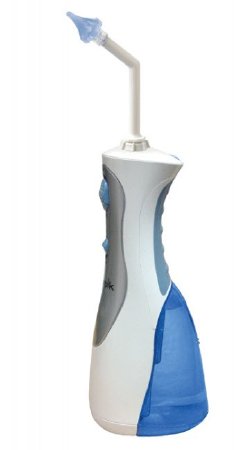 Portable Ear Irrigator OtoClear Water Pik Disposable Tip Blue / White