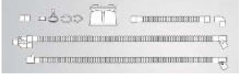 RT-Series Ventilator Circuit Corrugated Tube Dual Limb Adult Without Breathing Bag Single Patient Use Heated Circuit