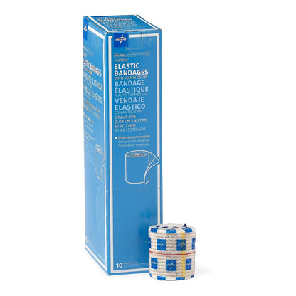 Matrix Elastic Bandage, 2 Inch x 5 Yard, Double Hook & Loop, Medium Compression – NonSterile