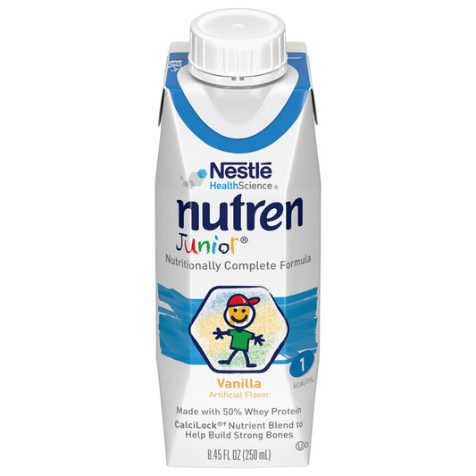 Nutren Junior Pediatric Oral Supplement Vanilla 8.45 oz Tetra Prisma Liquid
