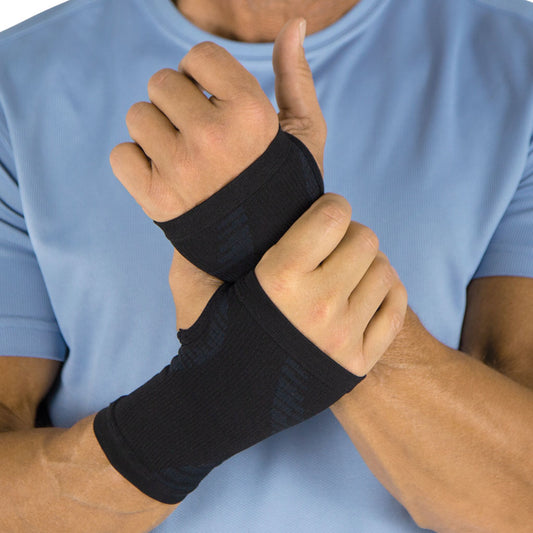 wrist compression sleeve black