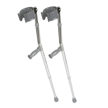 Forearm Crutches Medline Youth Aluminum Frame 250 lbs. Weight Capacity