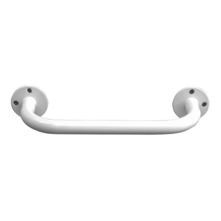 Wall Grab Bar White Powder-Coated Steel