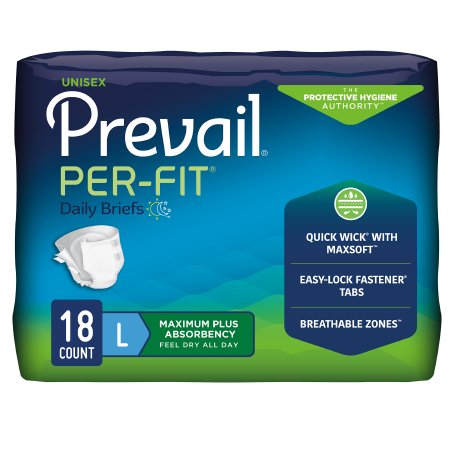 Brief Prevail Per-Fit X-Large Disposable Heavy Absorbency