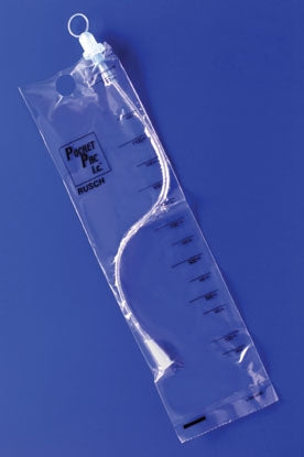 Intermittent Closed System Catheter Tray PocketPac™ Stright Tip 14 Fr. Without Balloon Silicone