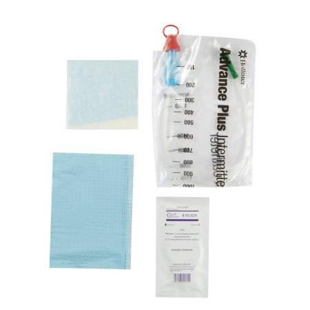 Intermittent Closed System Catheter Tray Advance Plus™ Straight Tip 14 Fr. Without Balloon PVC