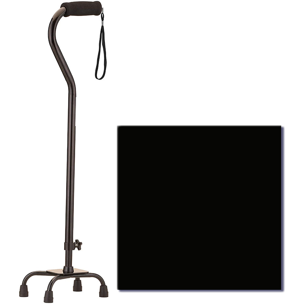 Quad Cane Large Base With Offset
