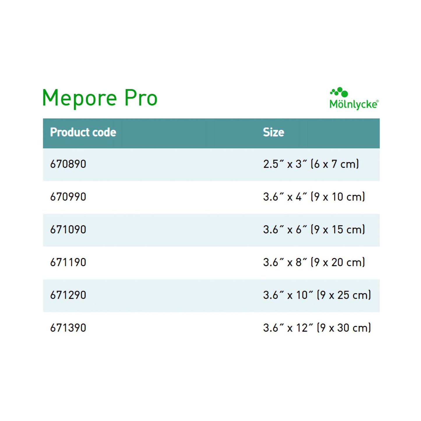 Mepore Pro Island Dressing 3-3/5 x 4 Inch Sterile Waterproof Film Backing