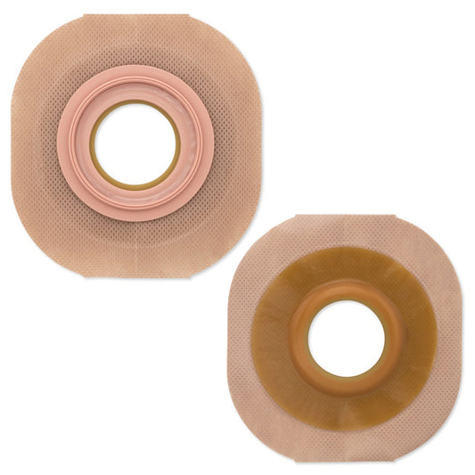 Ostomy Barrier New Image Flextend Precut, Extended Wear Adhesive Tape Flange Blue Code System