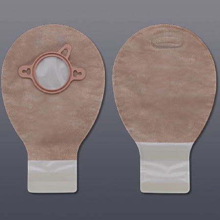 Ostomy Pouch New Image Two-Piece System 7 Inch Length Drainable Beige