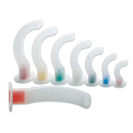Guedel Oropharyngeal Airway Set Assorted Lengths Assorted Sizes Adult / Pediatric / Infant / Neonate