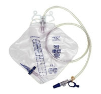 Urinary Drain Bag AMSure® Anti-Reflux Valve Sterile Fluid Path 2000 mL Vinyl