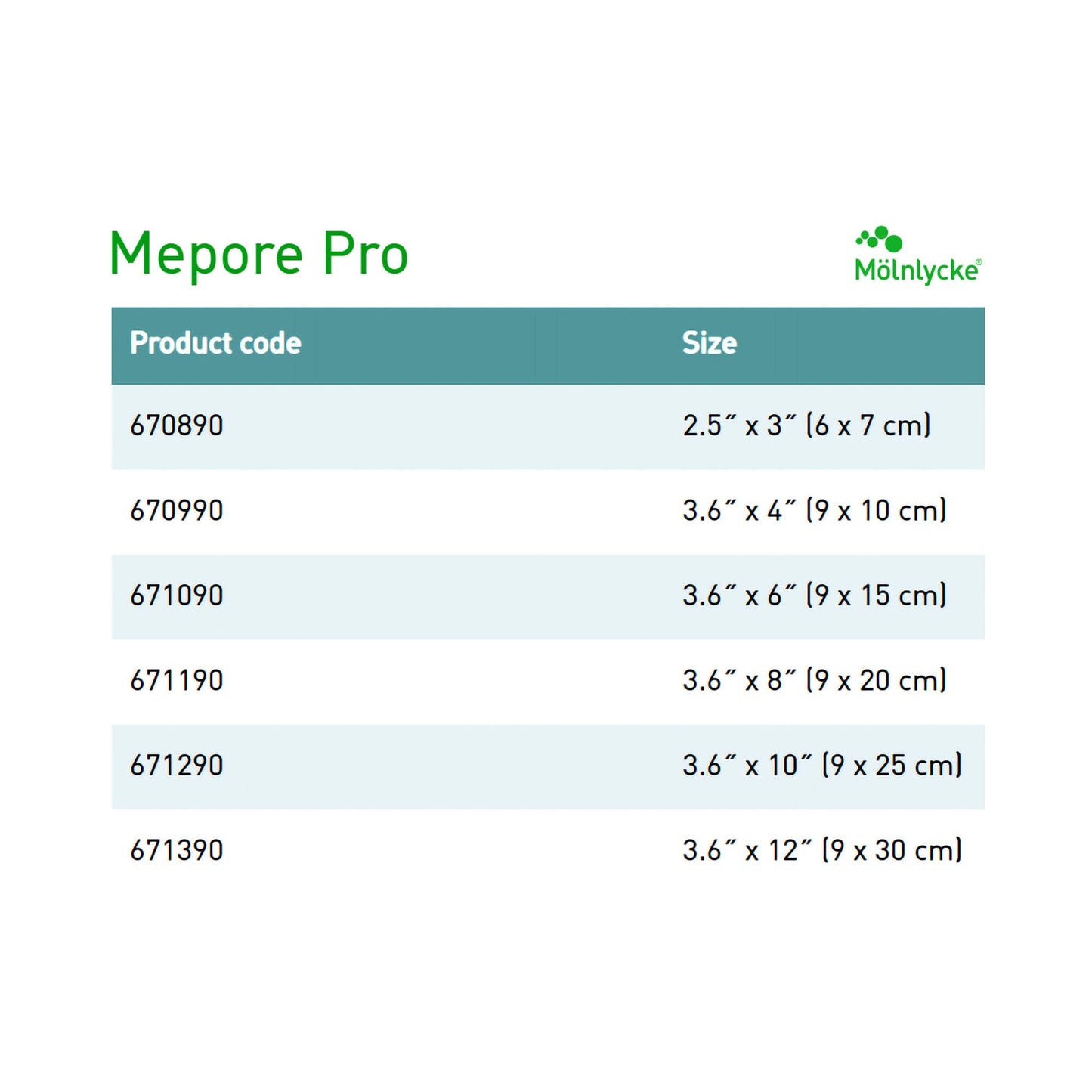 Mepore Pro Island Dressing 3-3/5 x 6 Inch Sterile Waterproof Film Backing