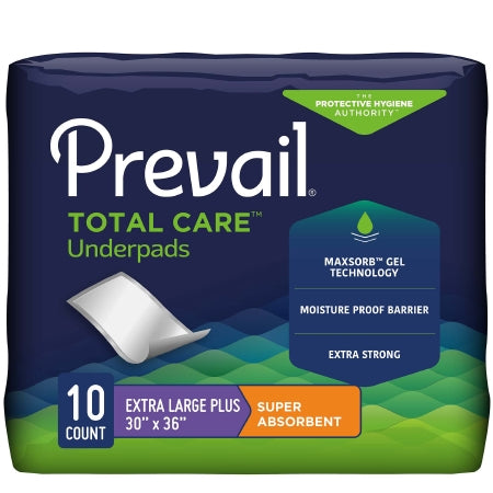 Disposable Underpad Prevail Total Care