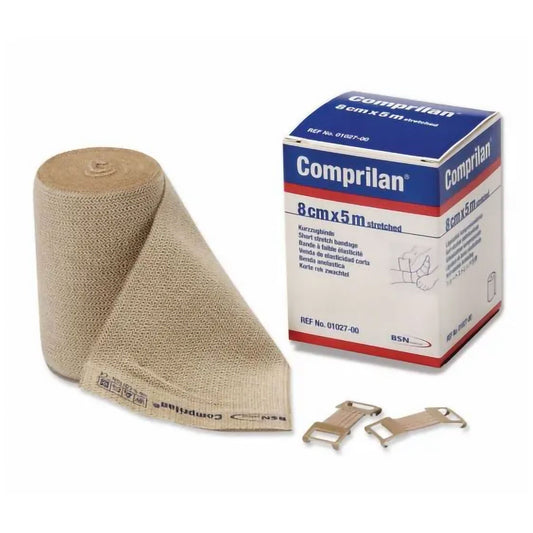 Comprilan Compression Bandage 2.4 Inch x 16.4 Foot Short Stretch Bandage