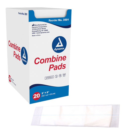 Dynarex Sterile Abdominal Pad 5 x 9 Inch High Absorbency – 1 per Pouch