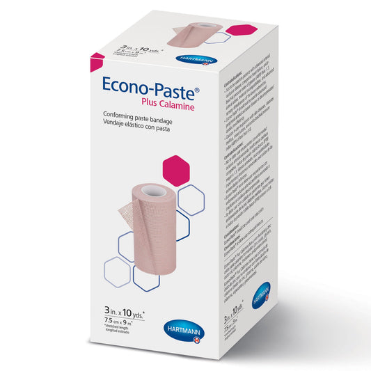 Econo-Paste Plus Calamine Unna Boot 3 Inch x 10 Yard Zinc Oxide Bandage