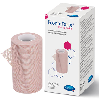 Econo-Paste Plus Calamine Unna Boot 3 Inch x 10 Yard Zinc Oxide Bandage