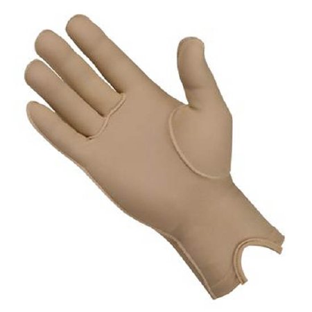 Compression Glove Edema Gloves 4 Full Finger Small Wrist Length Right Hand Lycra / Spandex