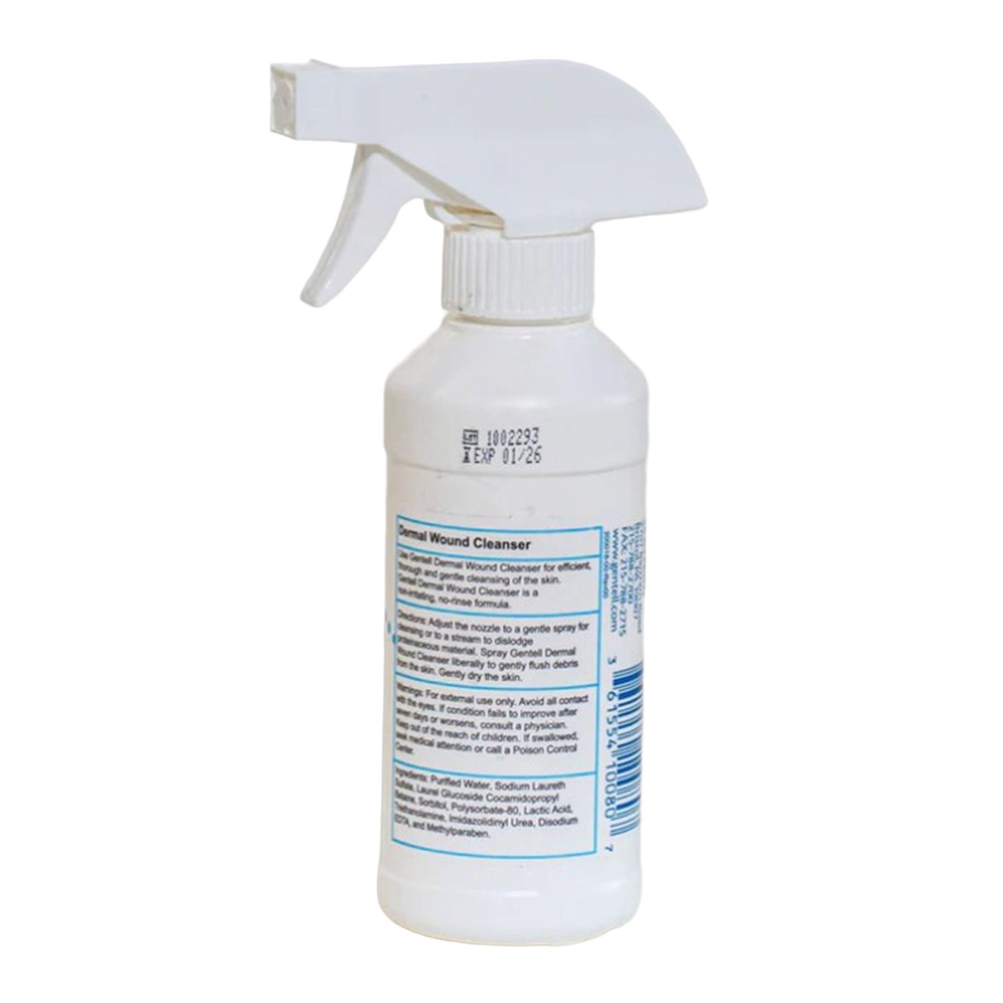 Gentell Wound Cleanser 8 oz Spray Bottle No-Rinse NonSterile
