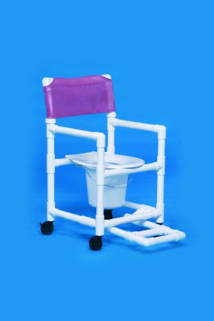 Commode / Shower Chair Standard Fixed Arms PVC