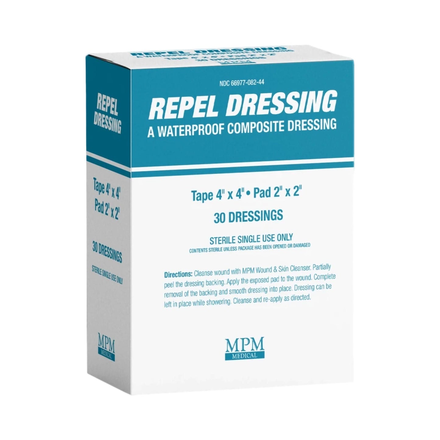 Repel Composite Dressing 4 x 4 Inch Sterile Square with Border