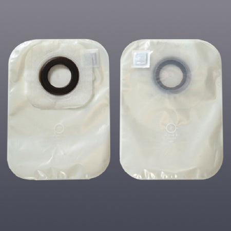 Ostomy Pouch Karaya 5 One-Piece System 12 Inch Length 1-1/8 Inch Stoma Closed End Convex, Pre-Cut