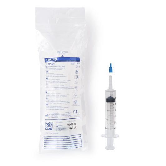 Enteral / Oral Syringe AMSure Pole Syringes 60 mL Catheter Tip