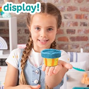 Made By Me! Sand Dough Sculpt & Paint Creations Pottery Kit – Mess-Free Arts & Crafts for Kids Ages 6–9
