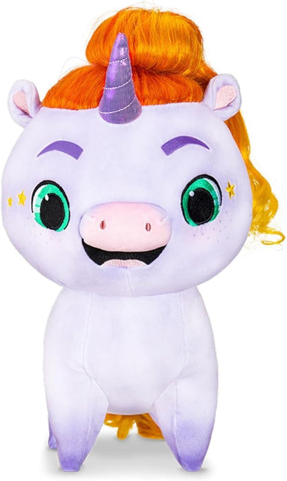 Not Quite Narwhal Ollie Jinglehooves 12-Inch Plush Toy – Soft Huggable Character with Hair Play Fun