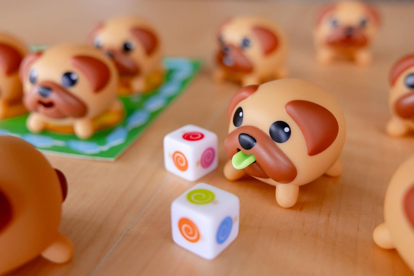 Tongues Out! Memory Game by Blue Orange – Color Matching Game with Squeezable Pugs