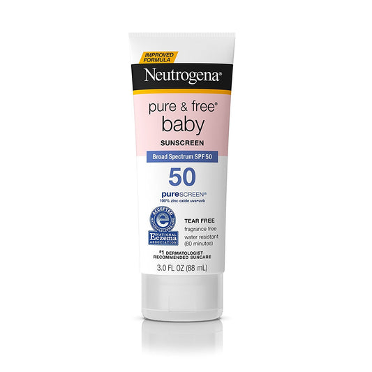 Sunscreen Neutrogena pure & free baby SPF 50 Cream 3 oz. Tube