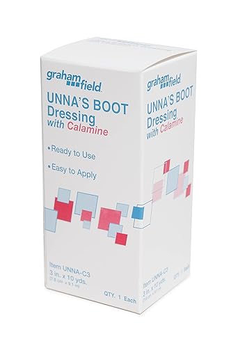 Graham-Field Unna Boot Zinc Oxide and Calamine Bandage 3 Inch x 10 Yard NonSterile