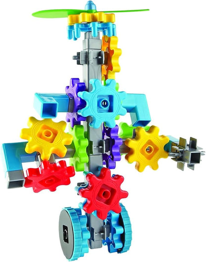 Learning Resources Flight Gears 44-Piece STEM Building Set – Creative Gear Play for Kids Ages 4+