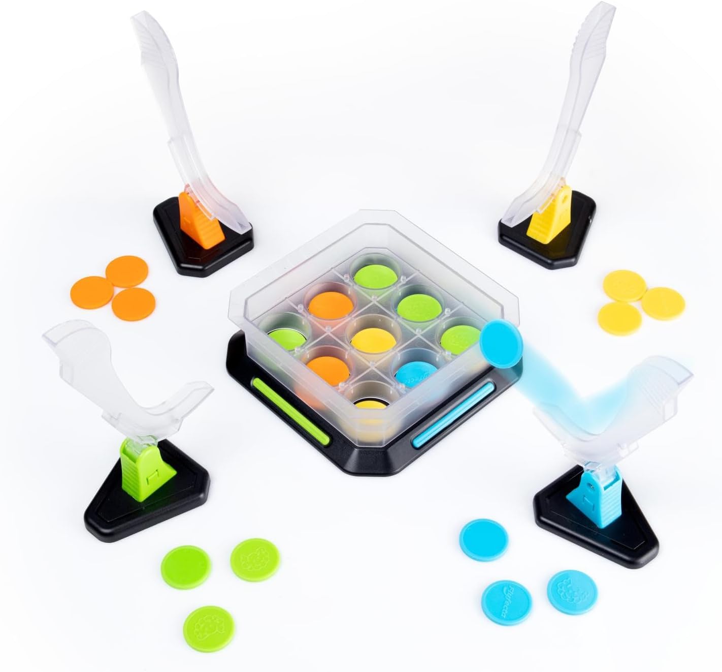 FlyFecta Game by Fat Brain Toy Co. – Strategic Disc Launch Game for Kids and Families