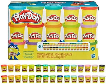 Play-Doh Case of Imagination 30-Pack – Bulk Modeling Compound for Kids’ Creative Play
