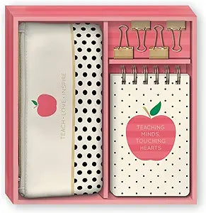 Elegant Educator Essentials Classy Teacher Apple Stationery Set