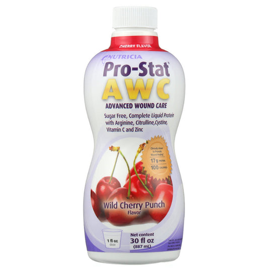 Pro-Stat AWC Wild Cherry Punch Oral Protein Supplement 30 oz Bottle