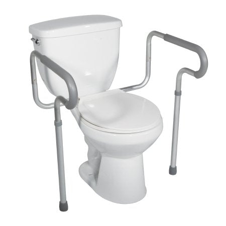 Toilet Safety Rail drive White / Gray Aluminum