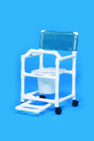 Commode / Shower Chair Standard Fixed Arms PVC