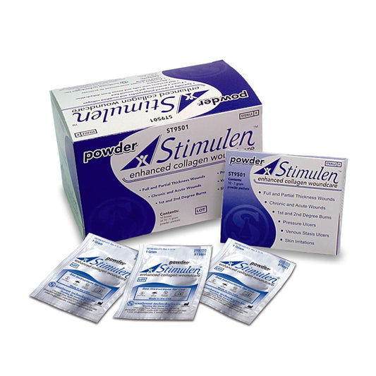Stimulen Sterile Collagen Powder 1 Gram Pouch for Wound Care