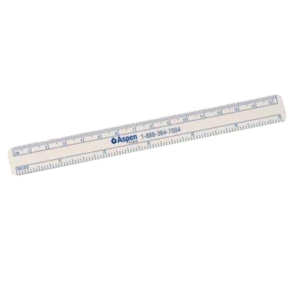 Aspen Wound Measuring Ruler, 6 Inch, Plastic, NonSterile