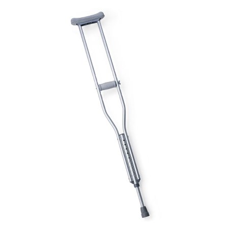 Underarm Crutches Guardian Adult 5 Foot 2 Inch to 5 Foot 10 Inch User Height Aluminum Frame 300 lbs. Weight Capacity