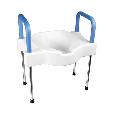 Raised Toilet Seat with Arms 4 Inch Height