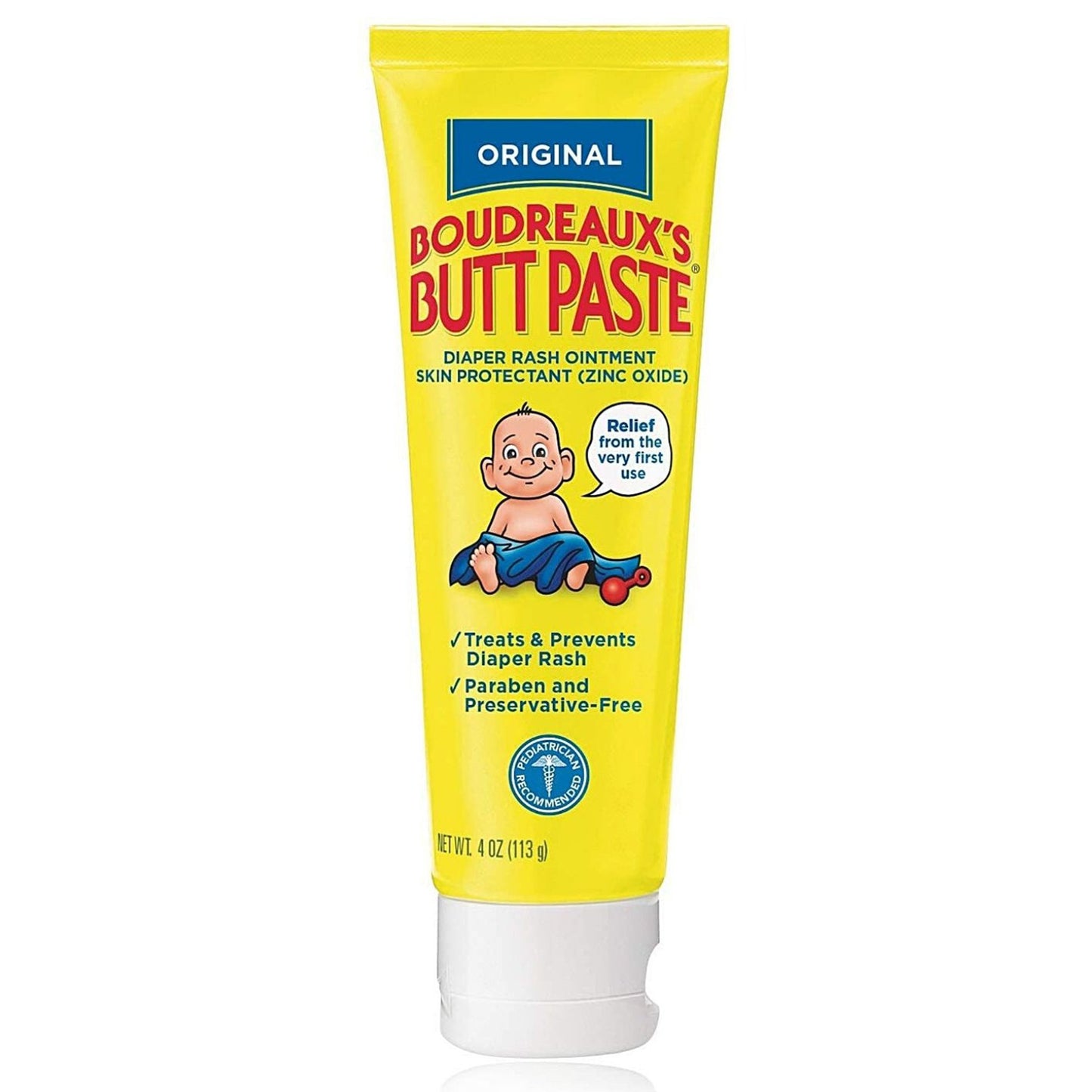 Diaper Rash Treatment Boudreaux's Butt Paste Tube Scented Cream