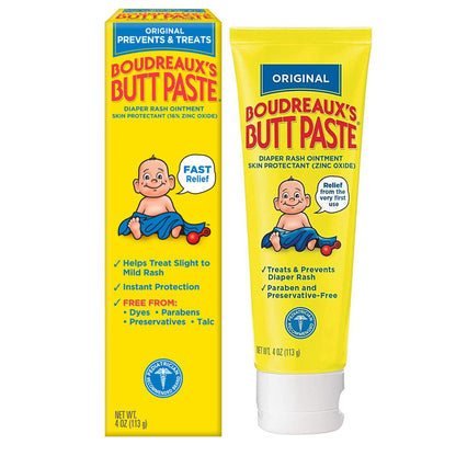 Diaper Rash Treatment Boudreaux's Butt Paste Tube Scented Cream