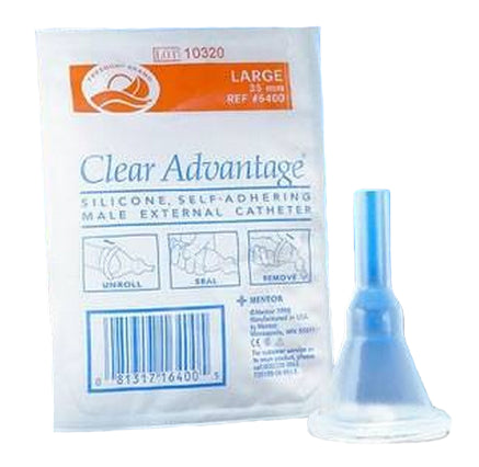 Coloplast Clear Advantage Silicone Self-Adhering Male External Catheter: Secure, Comfortable, and Easy-to-Apply