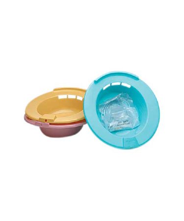 Sitz Bath Round Turquoise Polypropylene 2000 mL Bag Graduated, 500 mL Increments up to 2000 mL