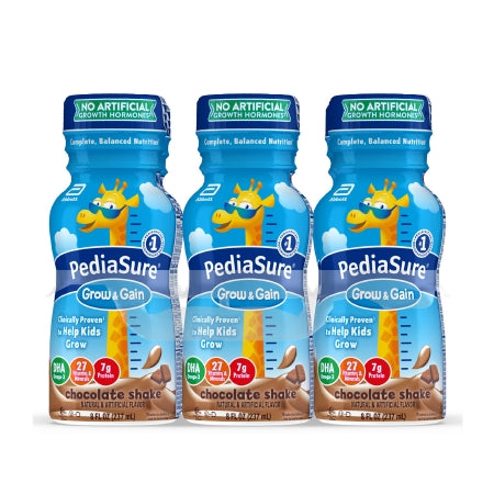 PediaSure Grow & Gain Pediatric Oral Supplement Chocolate 8 oz Bottle